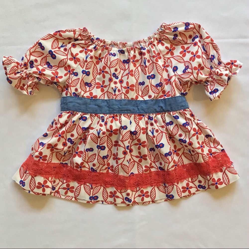 Matilda Jane cherry blossom top 4T like new!